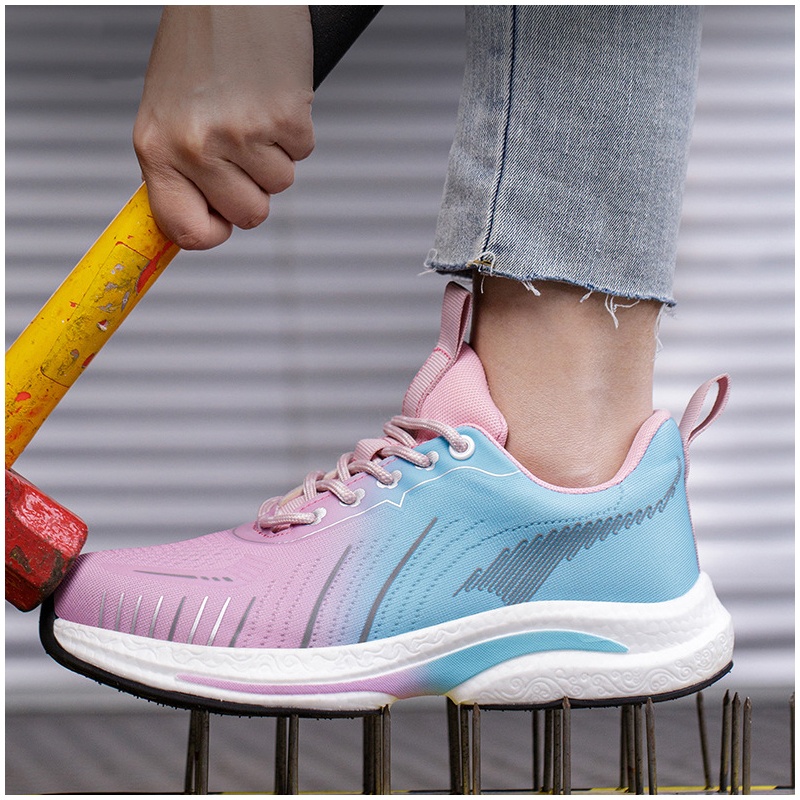 Sneakers Fashion Women - Scarpe da lavoro traspiranti con puntale