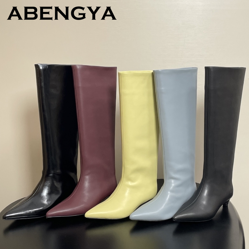 Women'S Fashion Winter 2025 - 2025 Autunno Inverno Gattino Tacchi Stivali