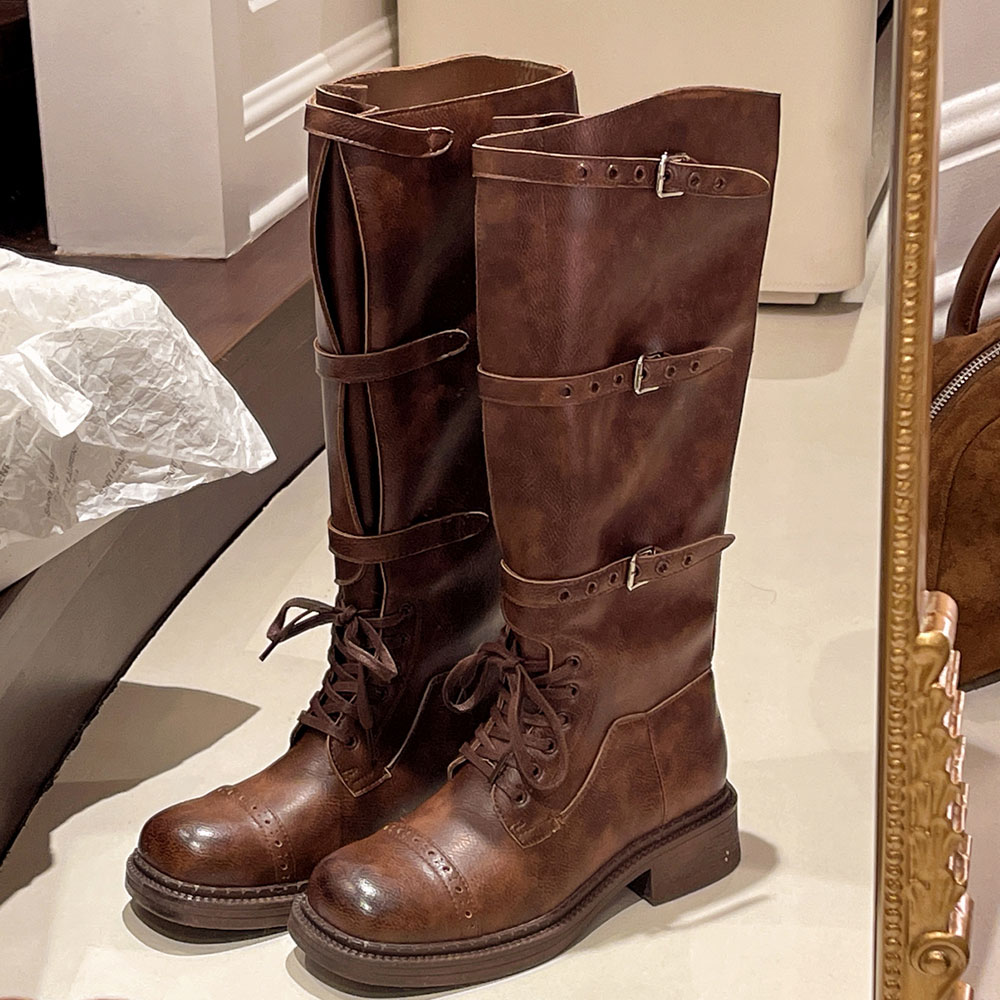 Women'S Fashion Riding Boots - Stivali alti al ginocchio da donna