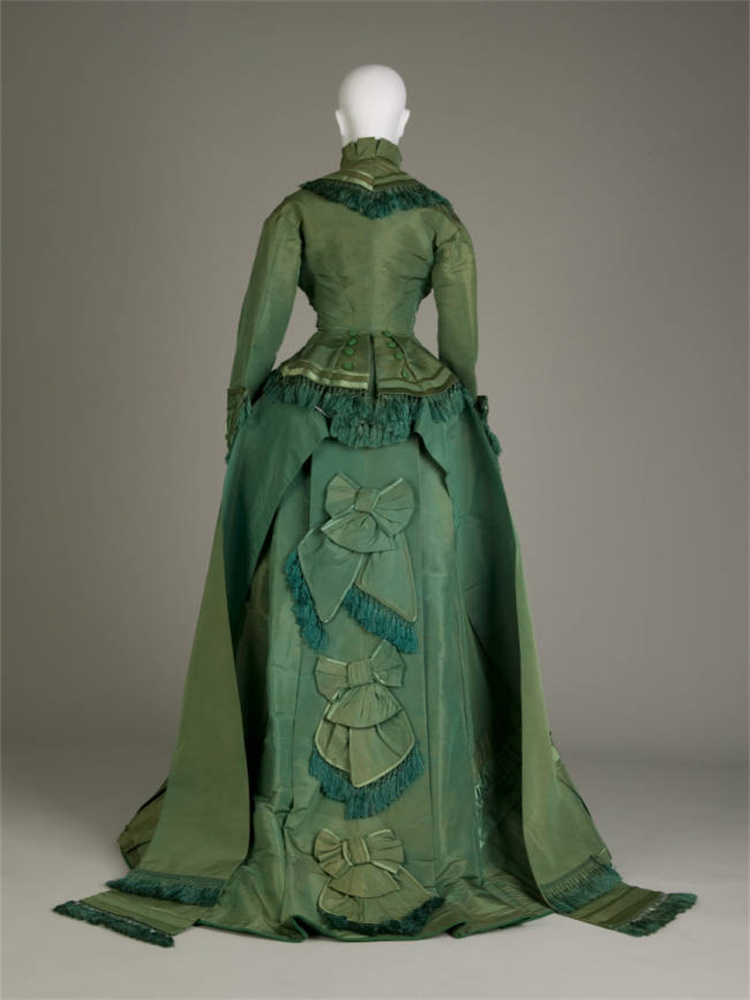 Women'S Fashion Victorian - Abito da ballo verde in stile
