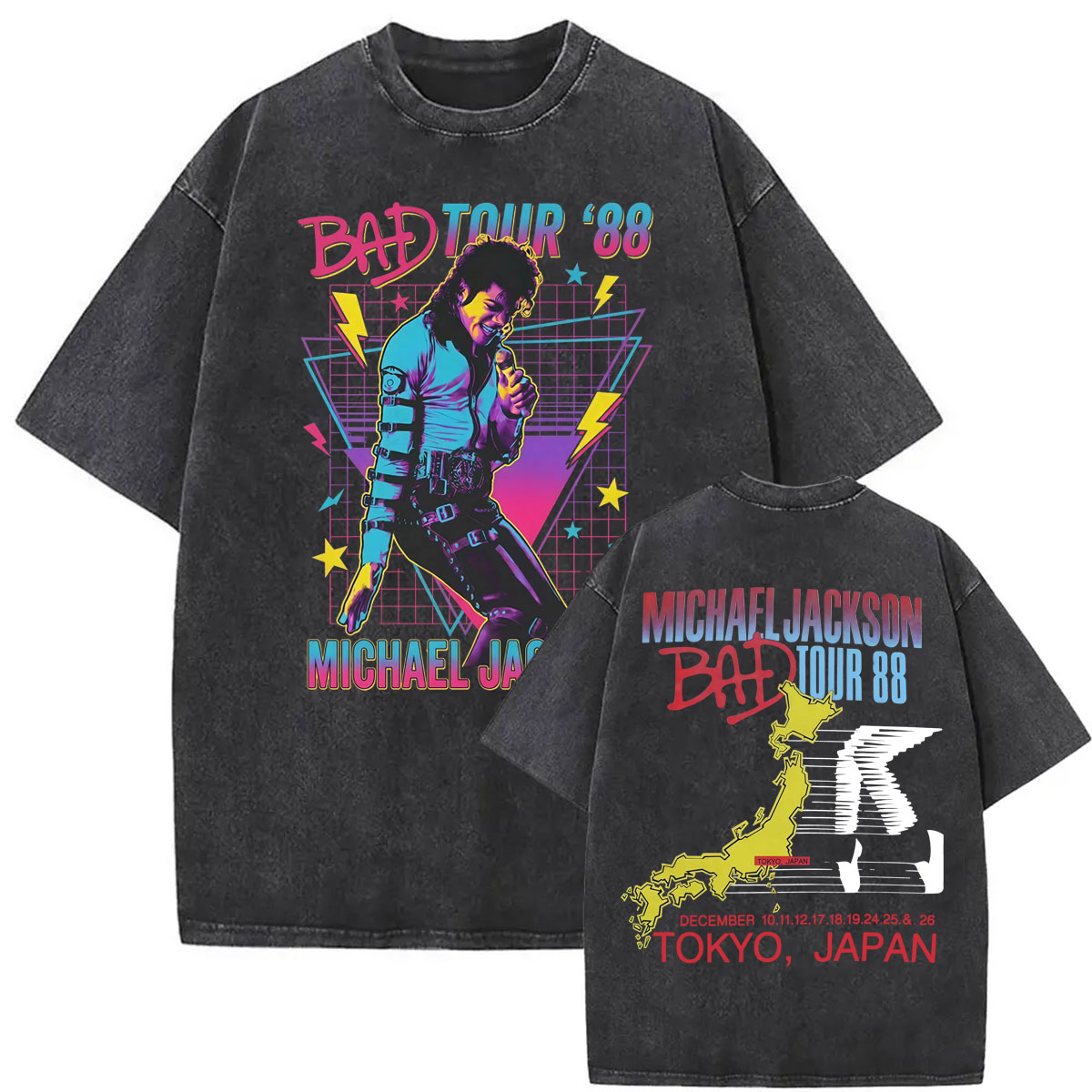Women'S Fashion From The 80S - T-shirt Vintage Lavata King of Pop