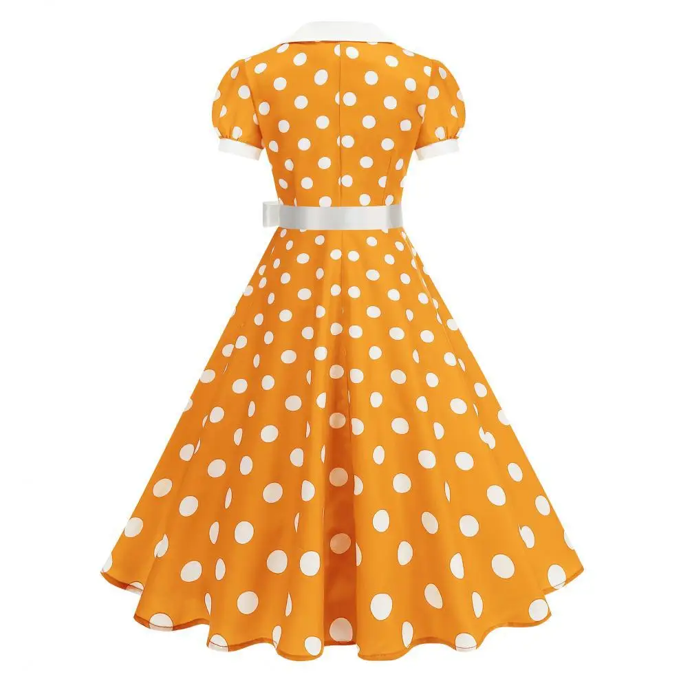 Women'S Fashion In The 1950S - Abito estivo vintage a pois da