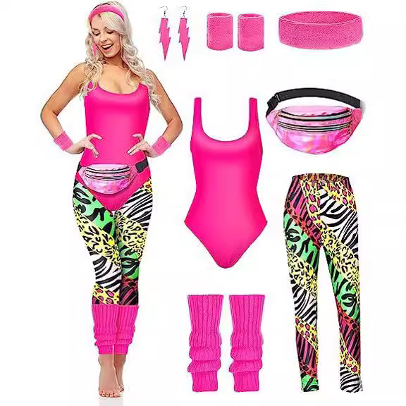 Women'S Fashion From The 80S - Costume da festa anni '80 Abbigliamento