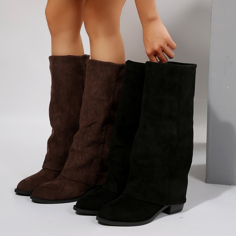 Women'S Fashion Winter 2025 - Stivali alti al ginocchio da donna