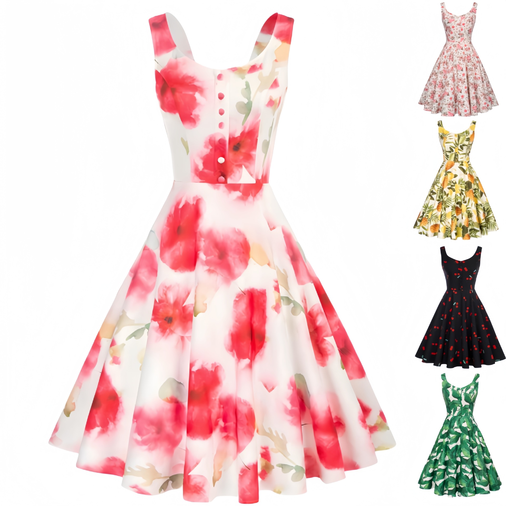 Women'S Fashion In The 1950S - Abito da cocktail retrò anni '50