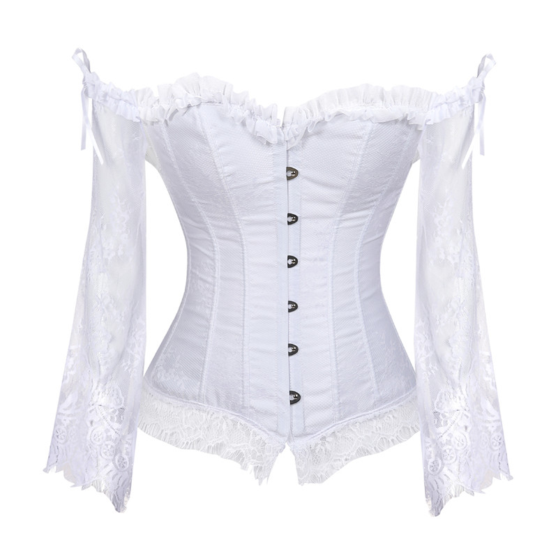 Women'S Fashion Victorian - Sapubonva Corsetto Magliette e camicette per