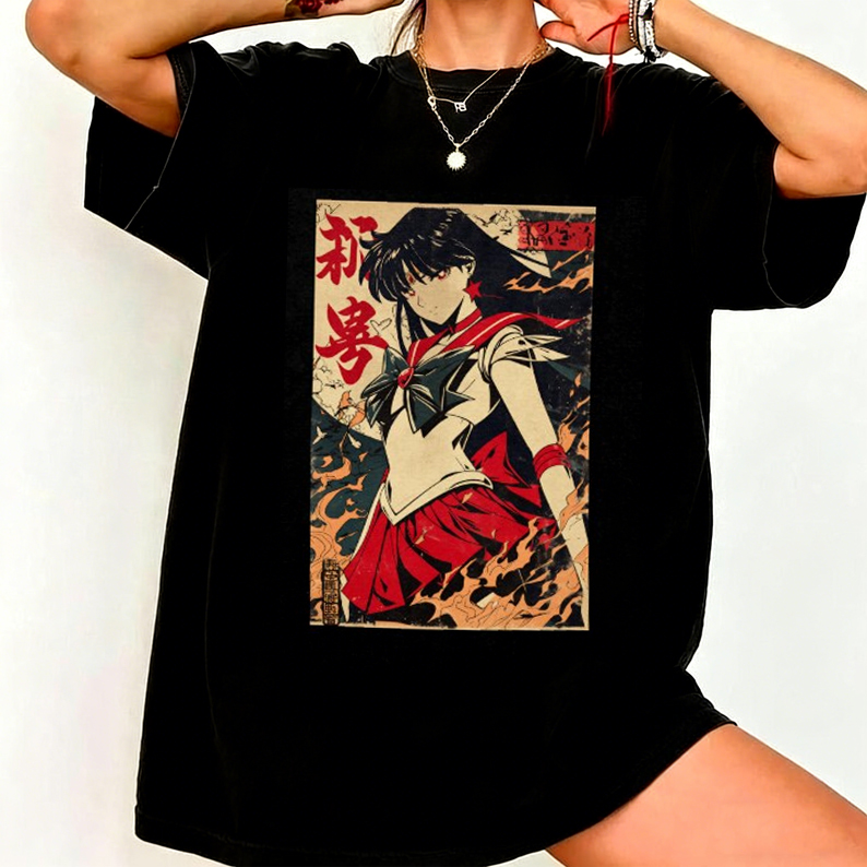 T-Shirt Sailor Moon Stile Retr - Women'S Fashion From The 90S recensione e prezzo