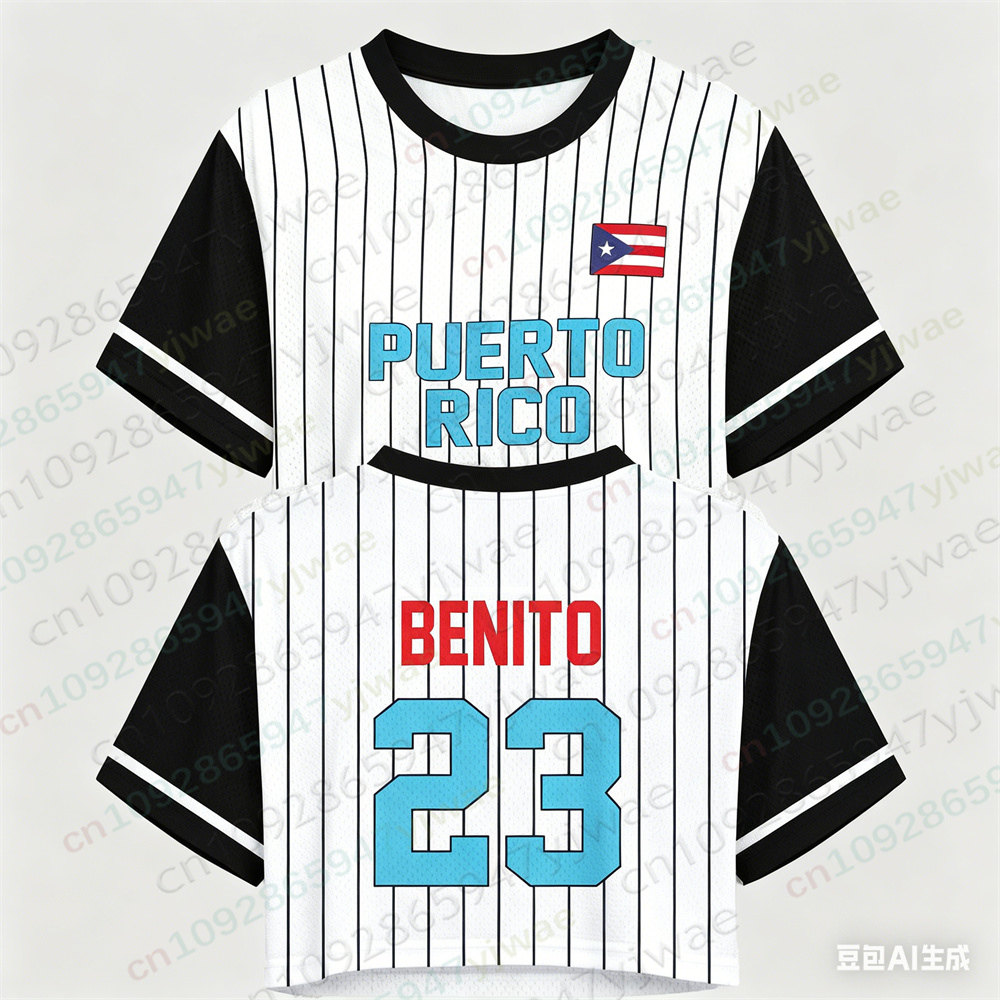 Maglietta Crop Top Porto Rico, - Women'S Fashion Rugby Top recensione e prezzo