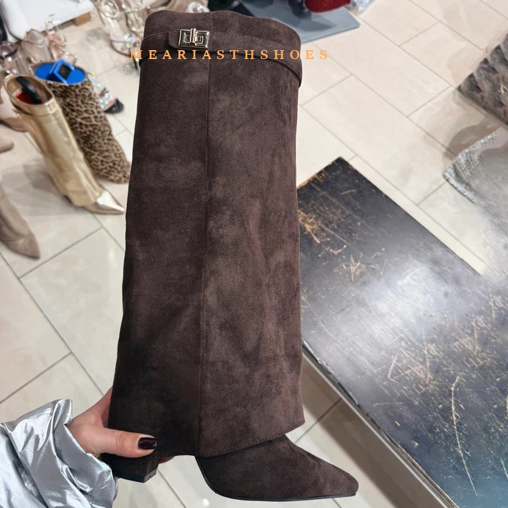 Stivali alti al ginocchio con  - Women'S Fashion Winter 2025 recensione e prezzo