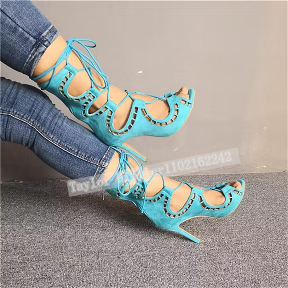 Sandali Blu con Cinturini Incr - Women'S Fashion Leather Boots recensione e prezzo