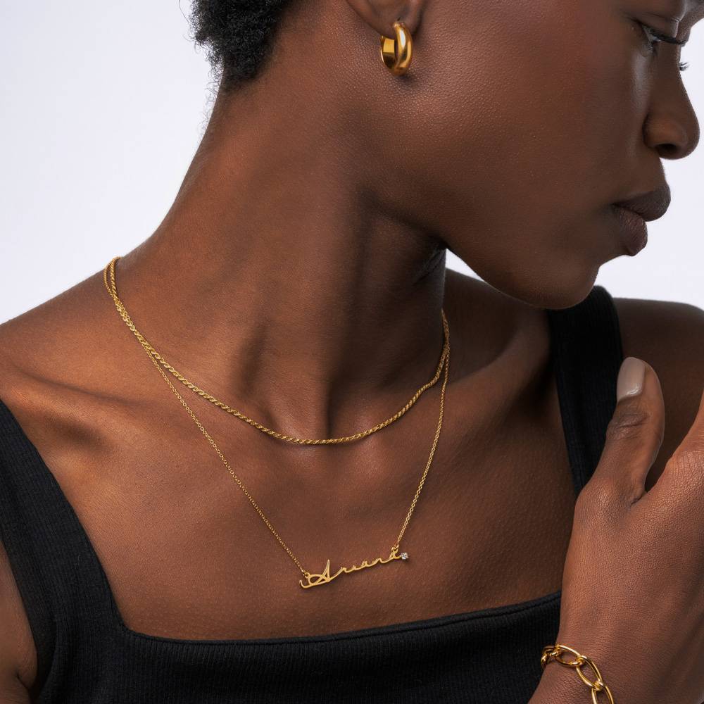 Collana con nome con diamanti- - Women Fashion Names recensione e prezzo