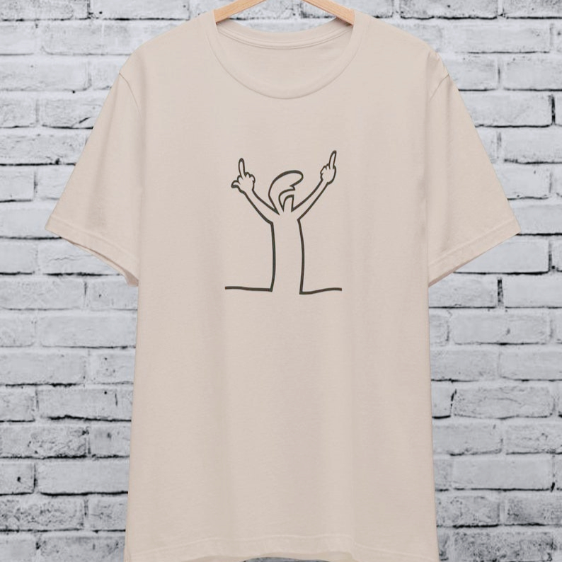 T-shirt unisex Angry La Linea  - Women'S Fashion From The 80S recensione e prezzo
