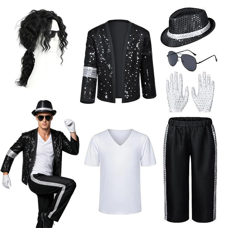 Costume da Michael Jackson per - Women'S Fashion From The 80S recensione e prezzo