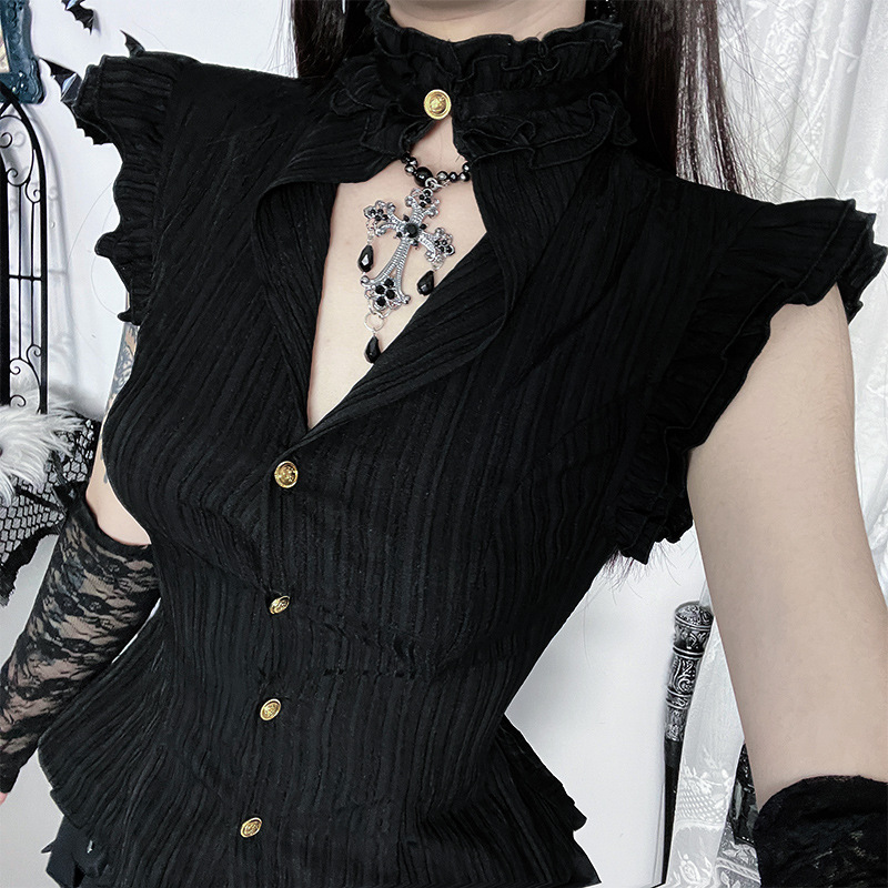 Camicie e Bluse Donna Goth Dar - Women'S Fashion From The 90S recensione e prezzo