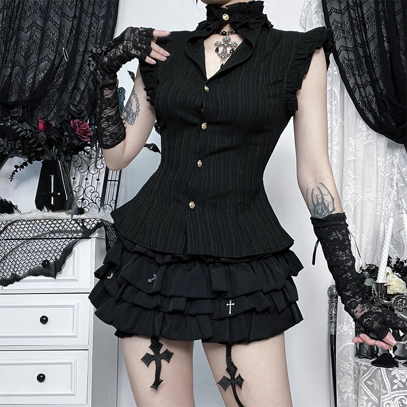 Camicie e Bluse Donna Goth Dar - Women'S Fashion From The 90S recensione e prezzo