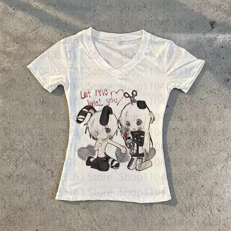 T-shirt Anime Girl Y2k, Maglie - Women'S Fashion From The 90S recensione e prezzo