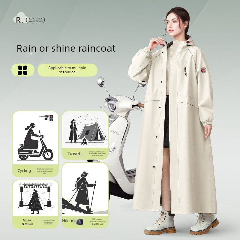Impermeabile Lungo per Bicicle - Women'S Fashion Raincoat recensione e prezzo