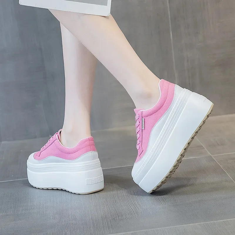 8 cm nuova tela in vera pelle  - Sneakers Fashion Women recensione e prezzo