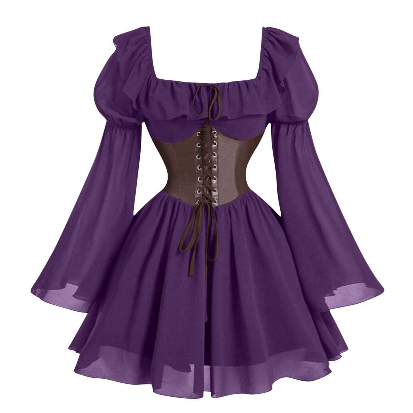 Abito medievale rinascimentale - Women'S Fashion Victorian recensione e prezzo