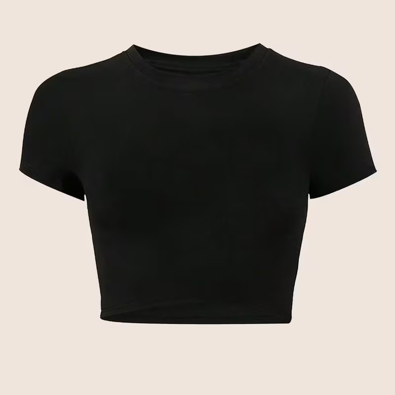 T-shirt Crop Top Girocollo Pri - Women'S Fashion From The 90S recensione e prezzo