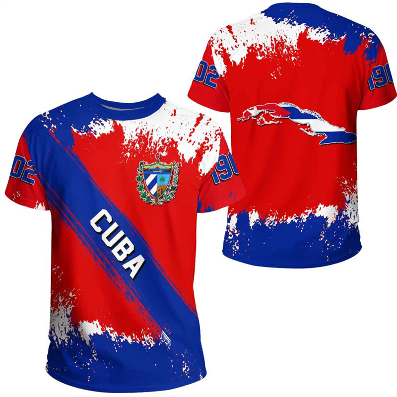 Cuba Flag Map 3D Print T Shirt - Women'S Fashion Guide recensione e prezzo