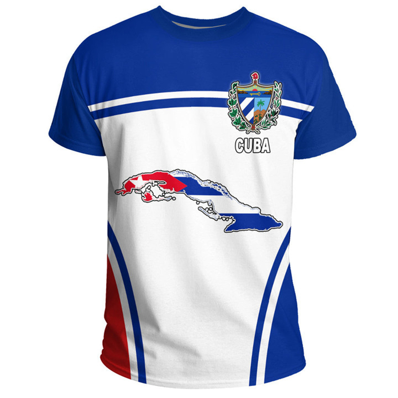 Cuba Flag Map 3D Print T Shirt - Women'S Fashion Guide recensione e prezzo