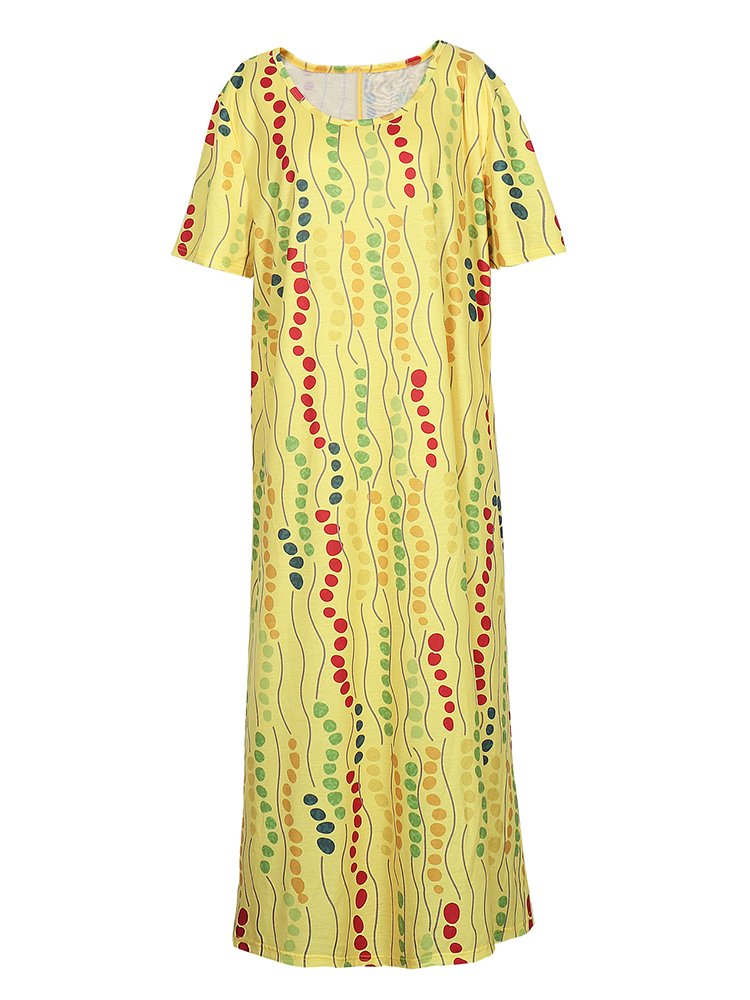 Abito midi stampato giallo tag - Maxi Dress Boho recensione e prezzo