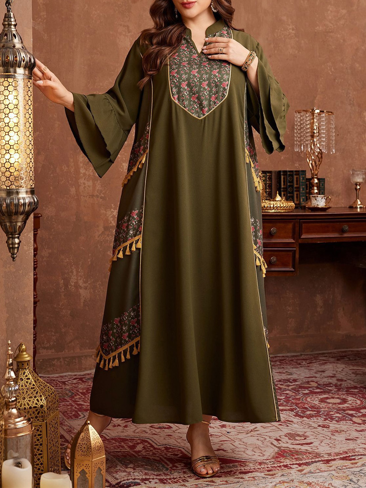 GIBSIE Abito Abaya Plus Size c - Maxi Dress Boho recensione e prezzo