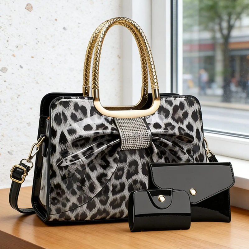 Borsa da Donna con Motivo Leop - Crossbody Bag Women recensione e prezzo